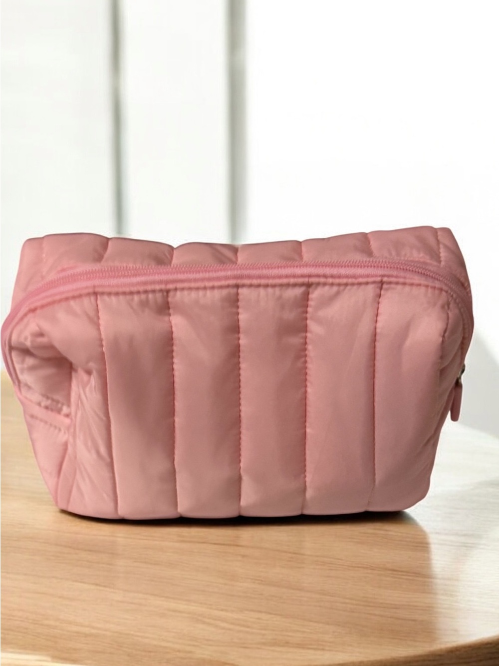 Sol de Janeiro Pink Quilted Travel Cosmetic Bag - Picture 3 of 3